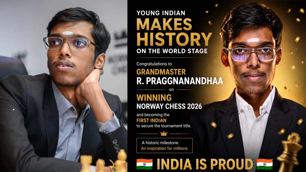 R Praggnanandhaa becomes first Indian to win Norway Chess Tournment