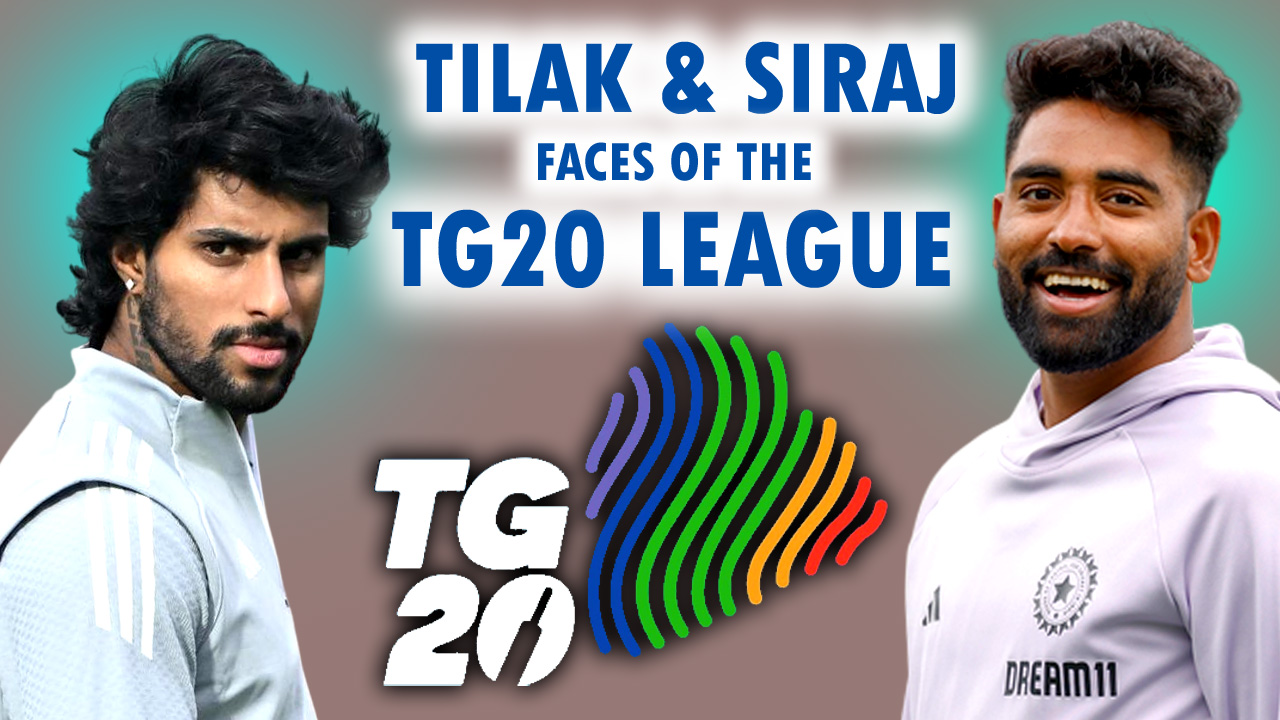 Tilak Varma and Mohammad Siraj Face of THE TG20
