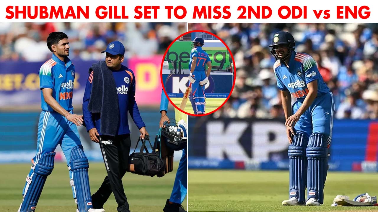 Gill Set to Miss Second ODI