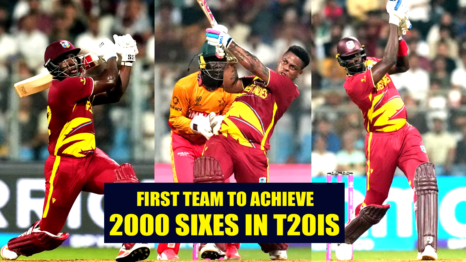 T20I World Record: West Indies Hit 2,000 Sixes, India Just 3 Away
