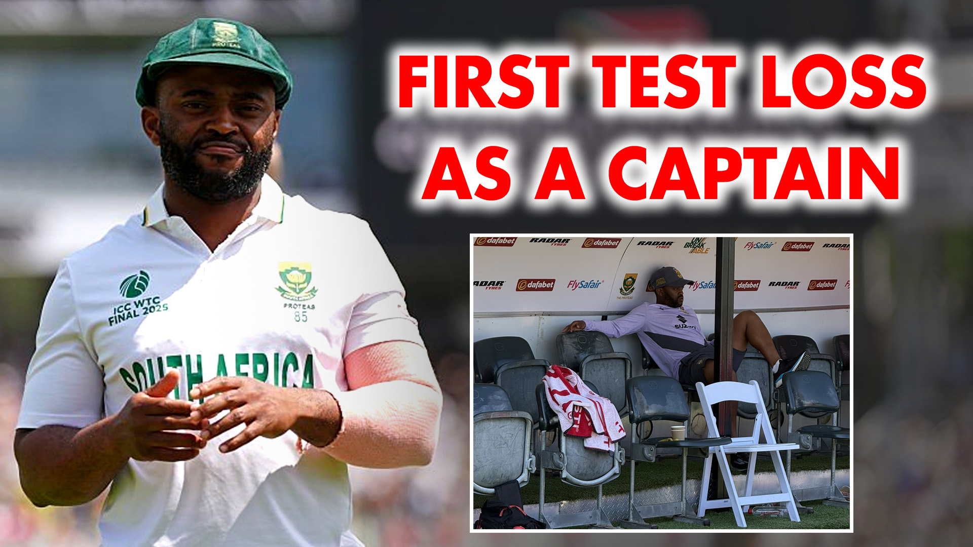Temba Bavuma World Record: First Test Defeat as South Africa Captain